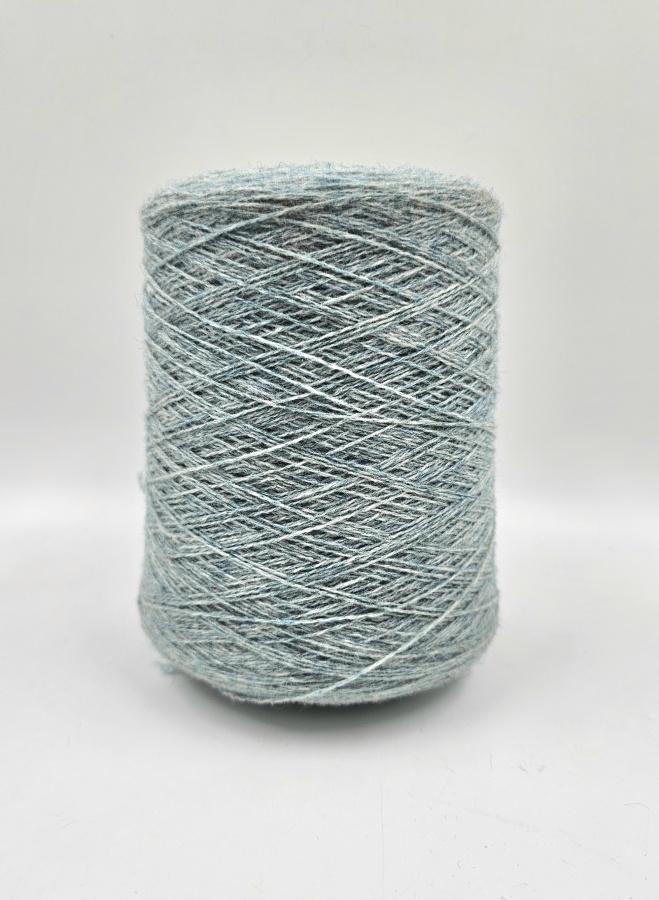 Пряжа Soft Shetland, Olimpias, меринос, цвет бирюзовый меланж, 100% меринос, цвет бирюзовый меланж, Olimpias — фото пряжи Cozy Wool